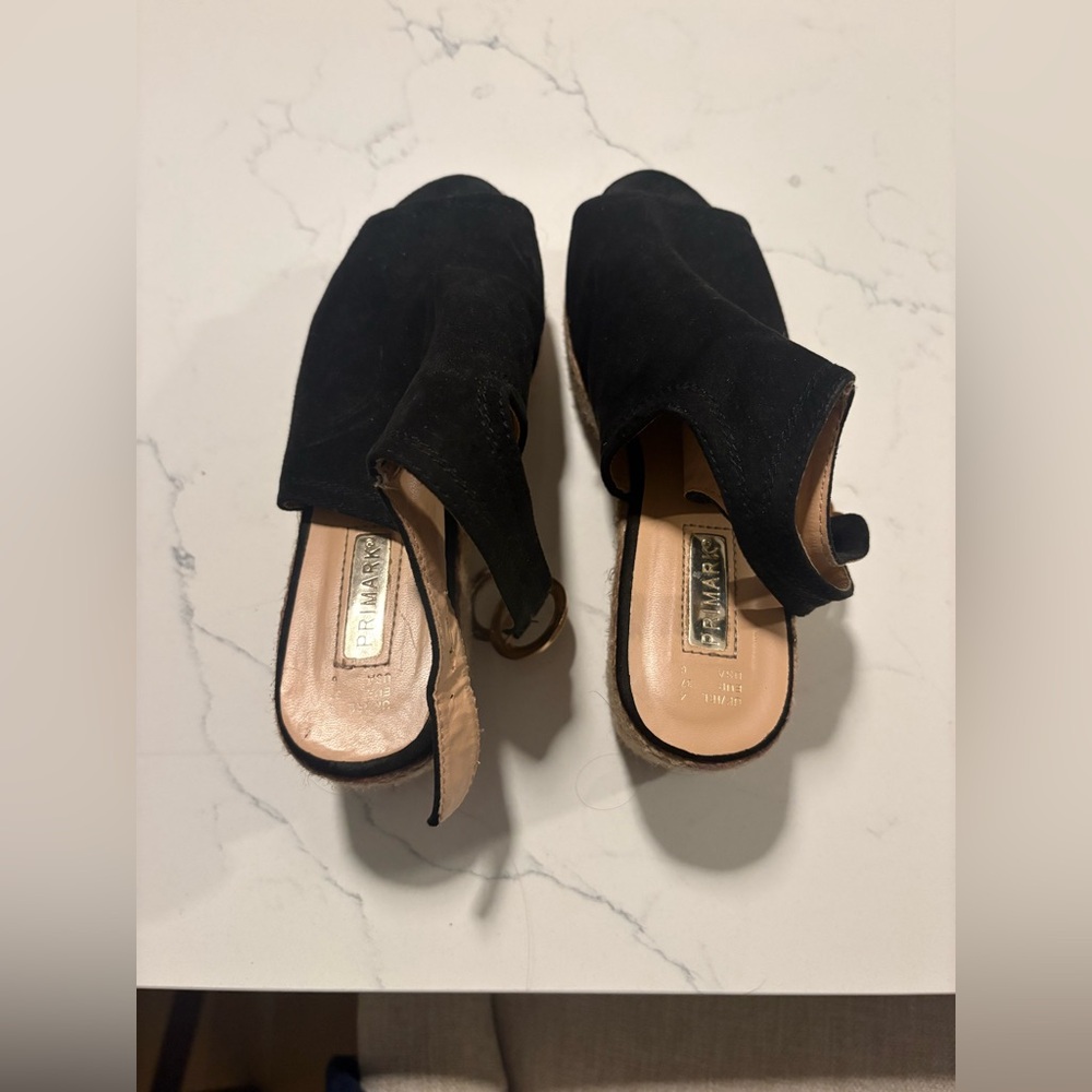 Black Platform Women's Sandals